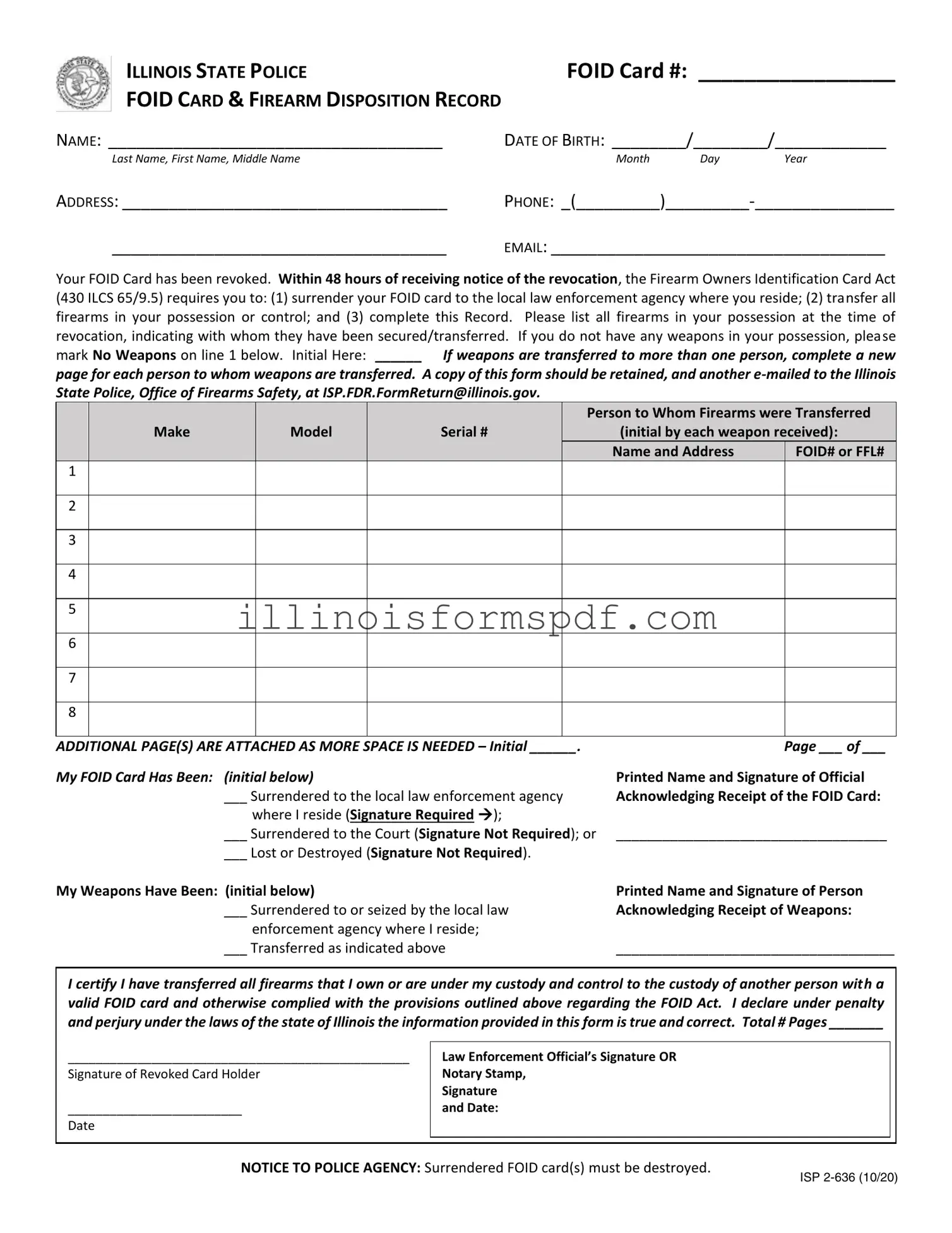 Get Illinois Disposition Form