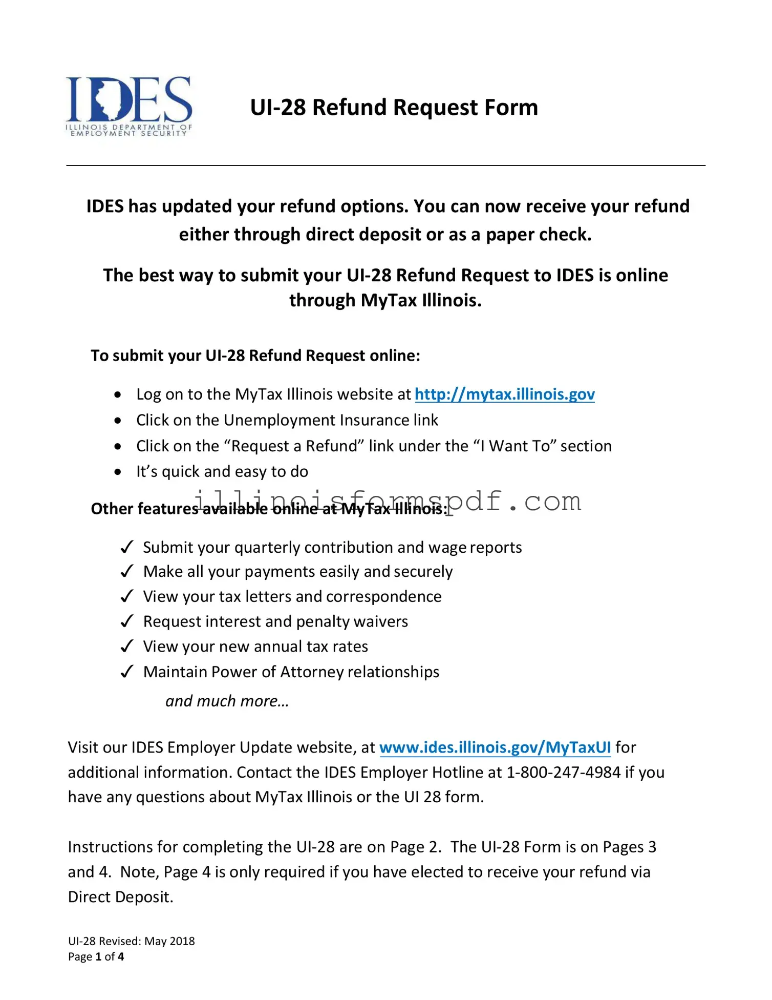 Get Illinois Ui 28 Form
