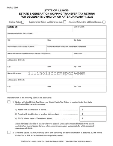 Get Illinois 700 Form