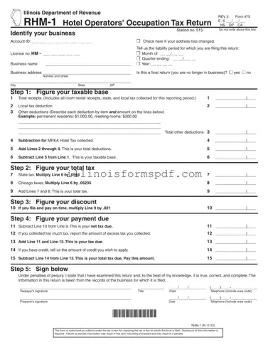 Get Illinois Rhm 1 Form