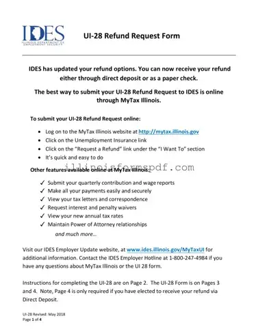 Get Illinois Ui 28 Form
