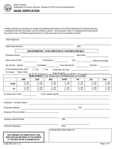 Get Illinois Wage Verification Form